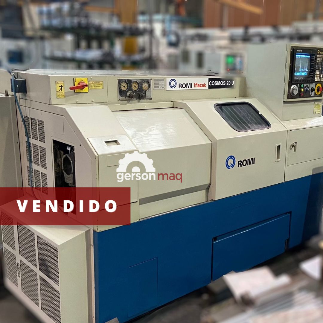 TORNO CNC ROMI MAZAK COMOS 20U ANO 1991